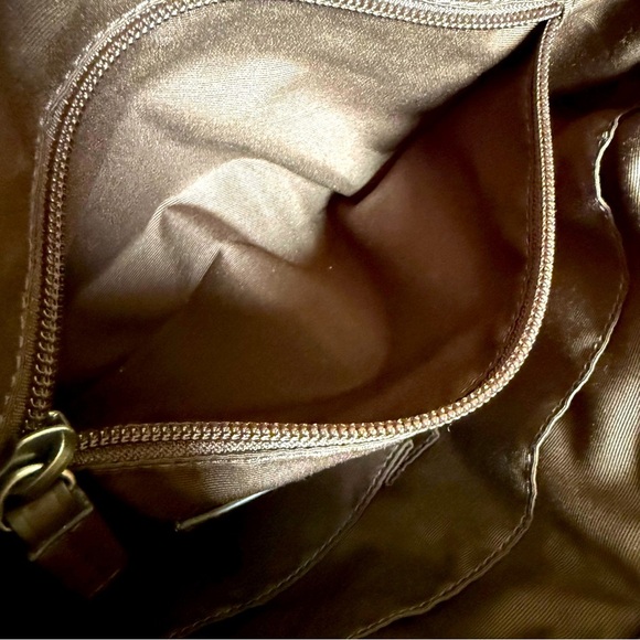 Unisex Coach Camden Canvas Zip Top Crossbody Bag - Picture 10 of 13